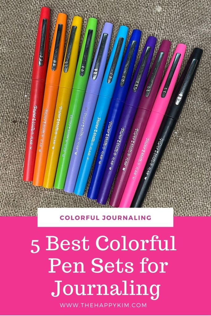 5 best colored pens for journaling