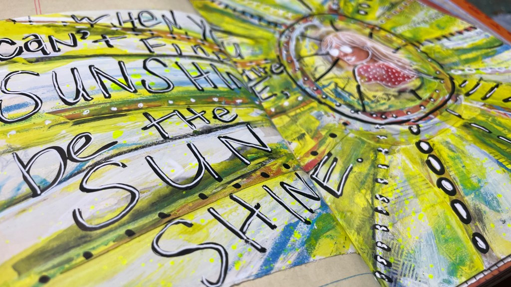 art journal idea for beginners