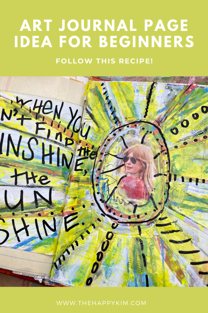 art journal idea pin